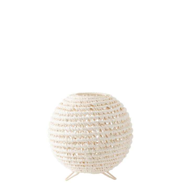 Tafellamp Wit Paper Rond 35 cm-Tafellampen-J-Line