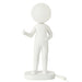 Tafellamp Wit Polykunsthars 14 cm-Tafellampen-J-Line