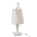 Tafellamp Wit Porcelain 18 cm 18x27x58 cm-Tafellampen-J-Line