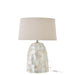Tafellamp Wit Shell 25 cm-Tafellampen-J-Line