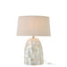 Tafellamp Wit Shell 25 cm-Tafellampen-J-Line