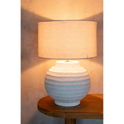 Tafellamp Wit Stof 46 cm Table Lamp 46x46x62 cm-Tafellampen-J-Line