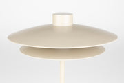 Tafellamp Wubbo Metaal Beige Ø26.5x32 cm G9-Tafellampen-Creating Home