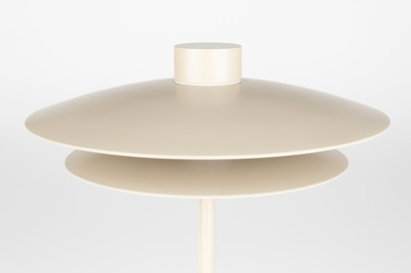 Tafellamp Wubbo Metaal Beige Ø26.5x32 cm G9-Tafellampen-Creating Home