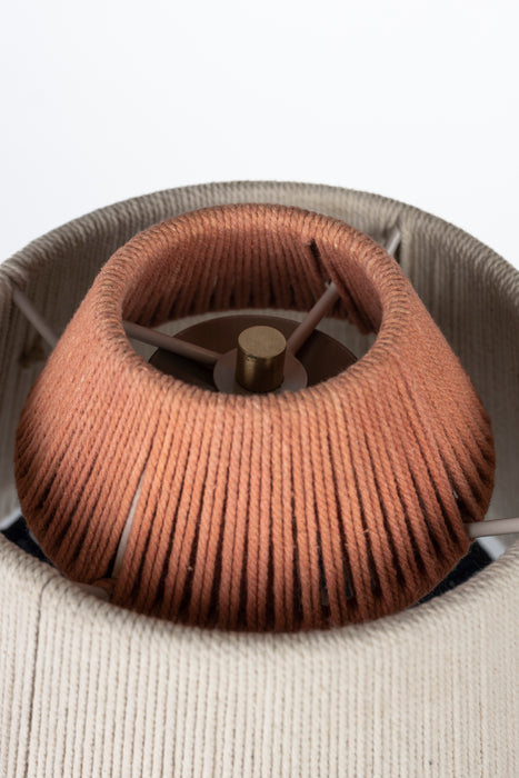Tafellamp Yumi Polyester Blauw 26x26 cm E27-Tafellampen-Creating Home