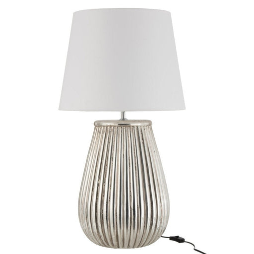 Tafellamp Zilver Clay 44 cm 44x44x82 cm-Tafellampen-J-Line