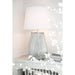 Tafellamp Zilver Clay 44 cm-Tafellampen-J-Line
