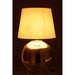 Tafellamp Zilver Glaze 37 cm-Tafellampen-J-Line
