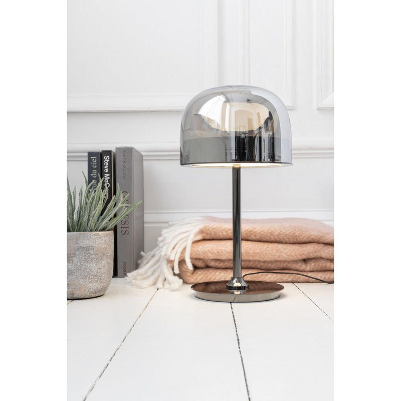 Tafellamp Zilver Ijzer 24 cm 24x24x44.5 cm-Tafellampen-J-Line