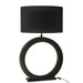 Tafellamp Zwart Aluminium Rond 13 cm-Tafellampen-J-Line