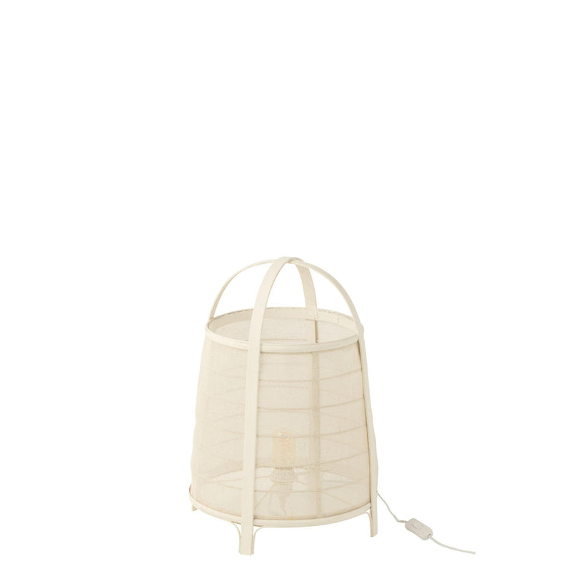 Tafellamp Zwart Bamboe L 36 cm 36.5x36.5x52.5 cm-Tafellampen-J-Line