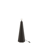 Tafellamp Zwart Bayur hout 25 cm 25x25x70 cm-Tafellampen-J-Line