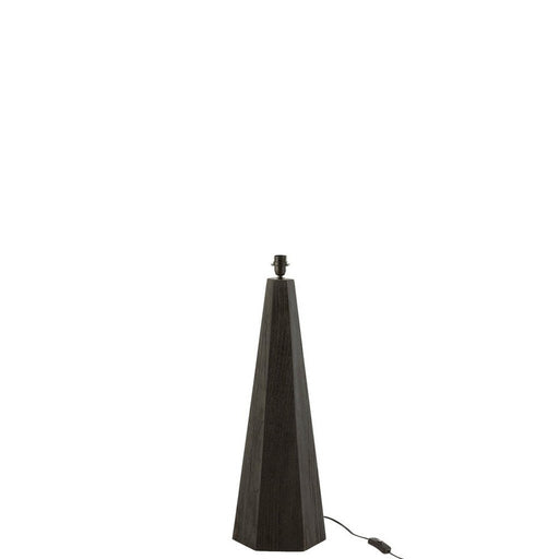 Tafellamp Zwart Bayur hout 25 cm 25x25x70 cm-Tafellampen-J-Line