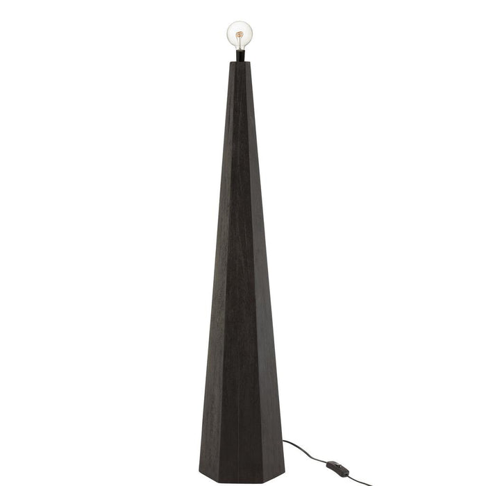 Tafellamp Zwart Bayur hout 30 cm 30x30x141 cm-Tafellampen-J-Line