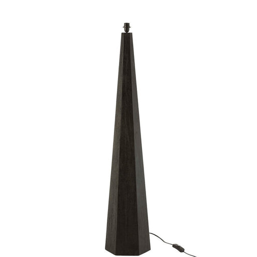 Tafellamp Zwart Bayur hout 30 cm 30x30x141 cm-Tafellampen-J-Line