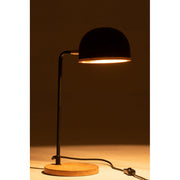 Tafellamp Zwart Ijzer 18 cm 18x23x48 cm-Tafellampen-J-Line