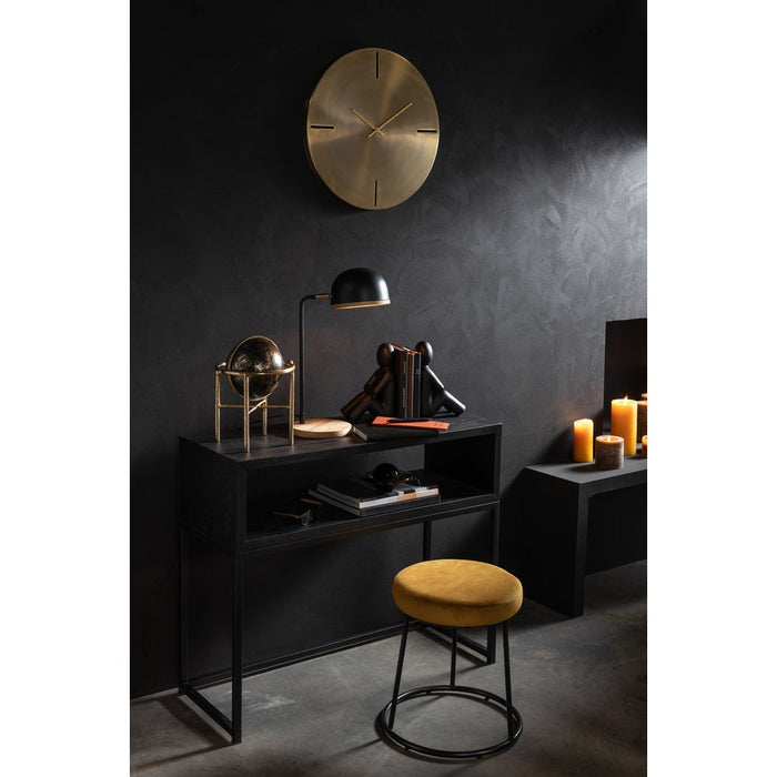 Tafellamp Zwart Ijzer 18 cm-Tafellampen-J-Line