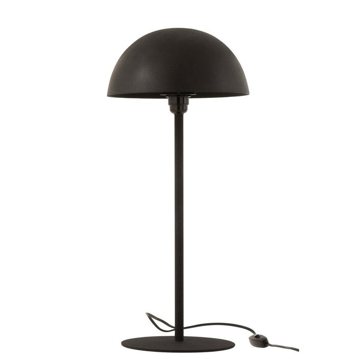 Tafellamp Zwart Ijzer 27 cm-Tafellampen-J-Line