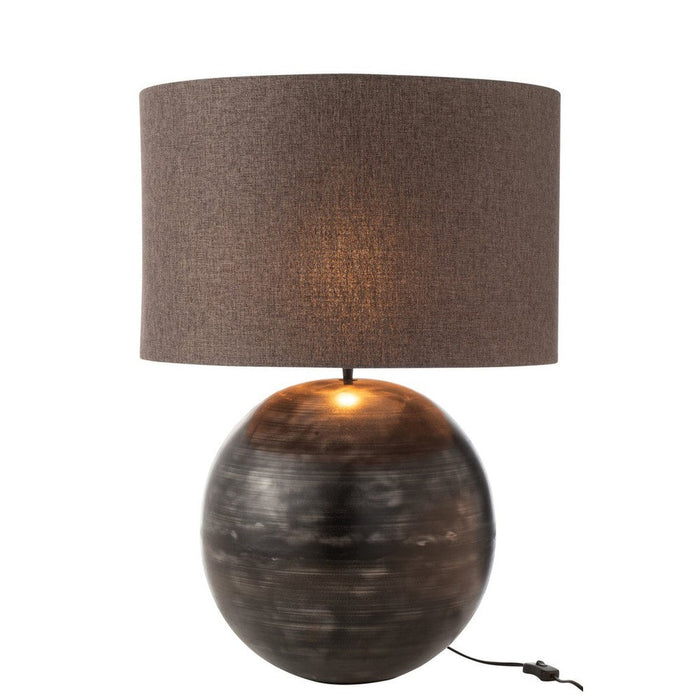 Tafellamp Zwart Ijzer L 56 cm-Tafellampen-J-Line