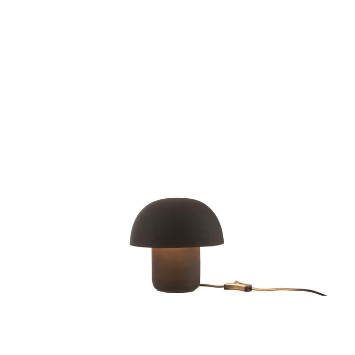 Tafellamp Zwart Ijzer S 20 cm - Ijzer-Tafellampen-J-Line