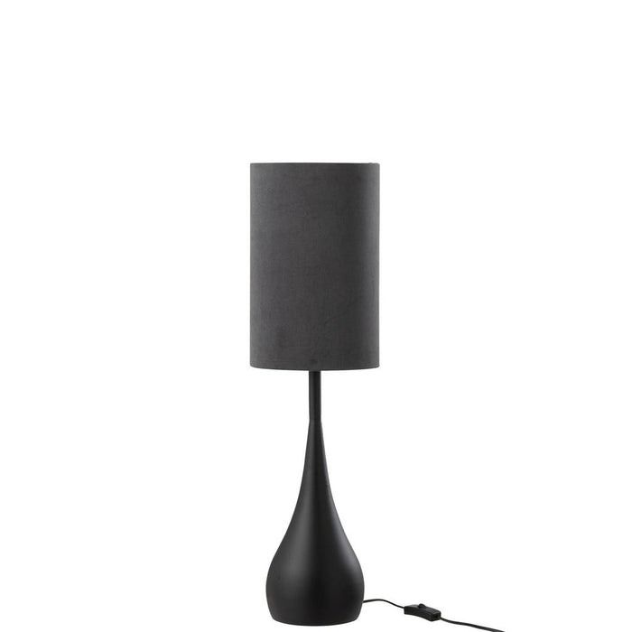 Tafellamp Zwart Ijzer S 20 cm - Zwart-Tafellampen-J-Line