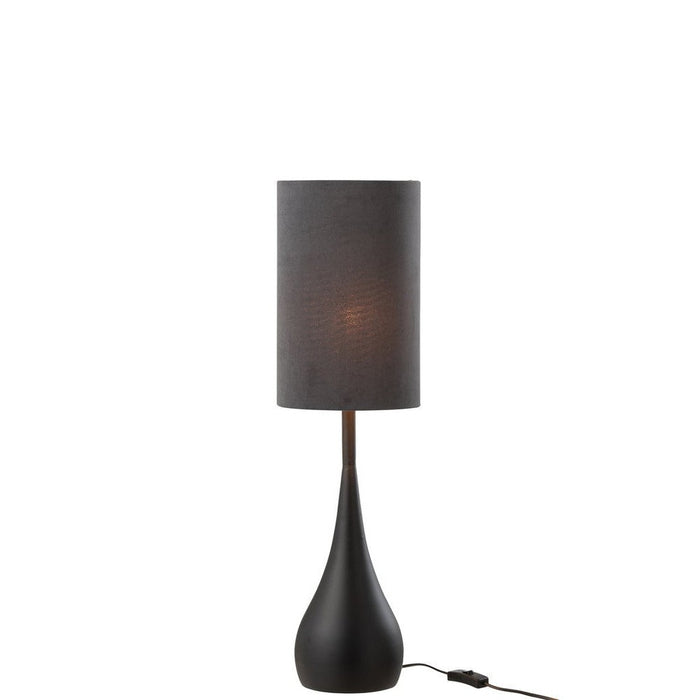 Tafellamp Zwart Ijzer S 20 cm - Zwart-Tafellampen-J-Line