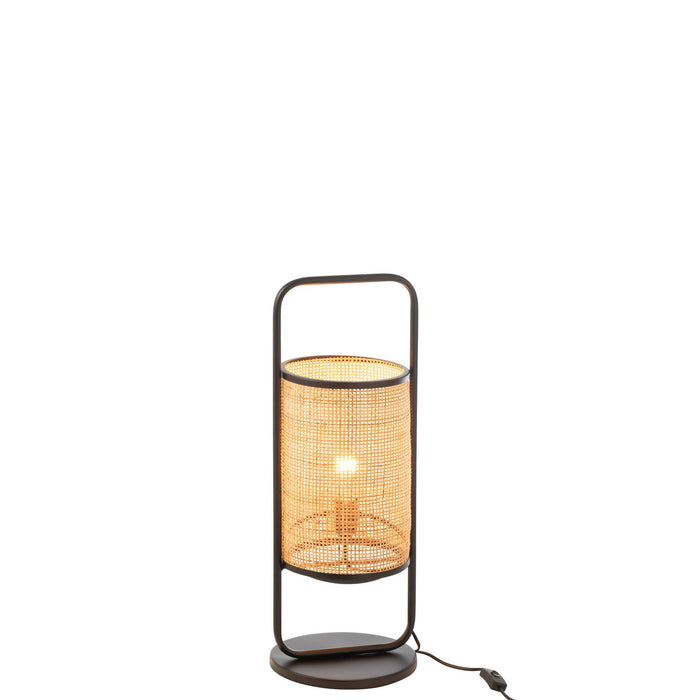 Tafellamp Zwart Ijzer S 23 cm-Tafellampen-J-Line