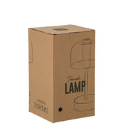 Tafellamp Zwart Kunststof 13 cm 13x13x24 cm-Tafellampen-J-Line