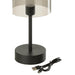 Tafellamp Zwart Kunststof 13 cm-Tafellampen-J-Line