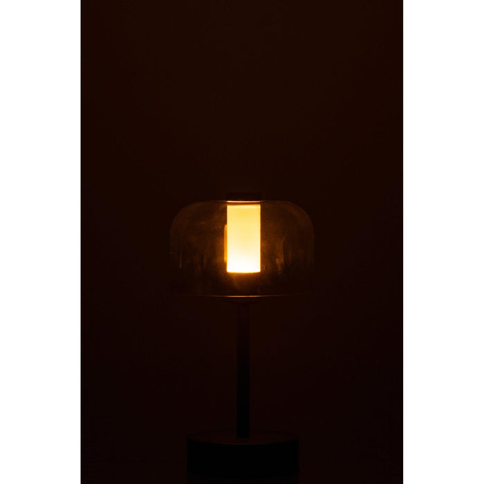 Tafellamp Zwart Kunststof 13 cm-Tafellampen-J-Line