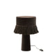 Tafellamp Zwart Kunststof Rond 25 cm-Tafellampen-J-Line