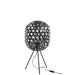 Tafellamp Zwart Metaal Rond 29 cm-Tafellampen-J-Line