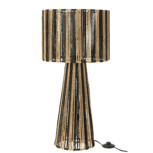 Tafellamp Zwart Paper 36 cm 36x36x69 cm-Tafellampen-J-Line