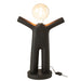 2de kans J-Line Lamp P'tit maurice poly zwart-Tafellampen-J-Line