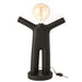 2de kans J-Line Lamp P'tit maurice poly zwart-Tafellampen-J-Line