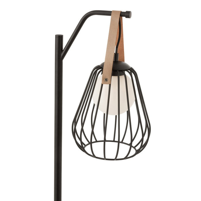 Tafellamp Zwart Staal 20 cm-Tafellampen-J-Line
