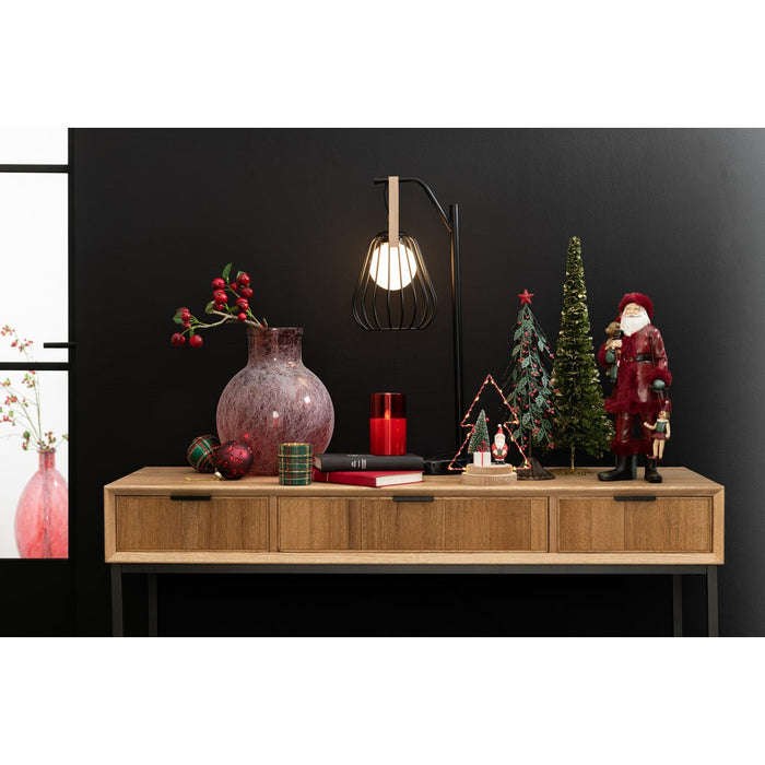 Tafellamp Zwart Staal 20 cm-Tafellampen-J-Line