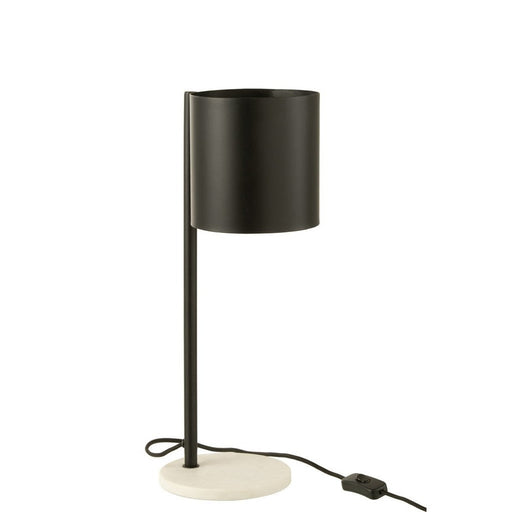 Tafellamp Zwart ijzer 17 cm 17x17x48 cm-Tafellampen-J-Line