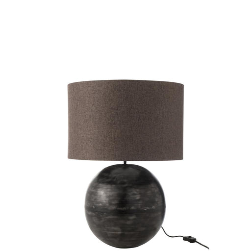 Tafellamp Zwart ijzer S 42 cm 42x42x63 cm-Tafellampen-J-Line