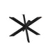 Tafelpoot Spider Zwart 170x80 cm-Eettafels-Livingfurn