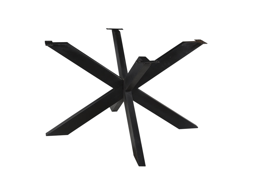 Tafelpoot Spider Zwart 170x80 cm-Tafelpoten-Livingfurn
