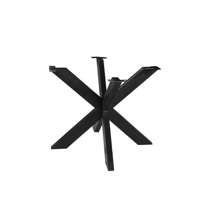 Tafelpoot Spider Zwart 95 cm-Eettafels-Livingfurn
