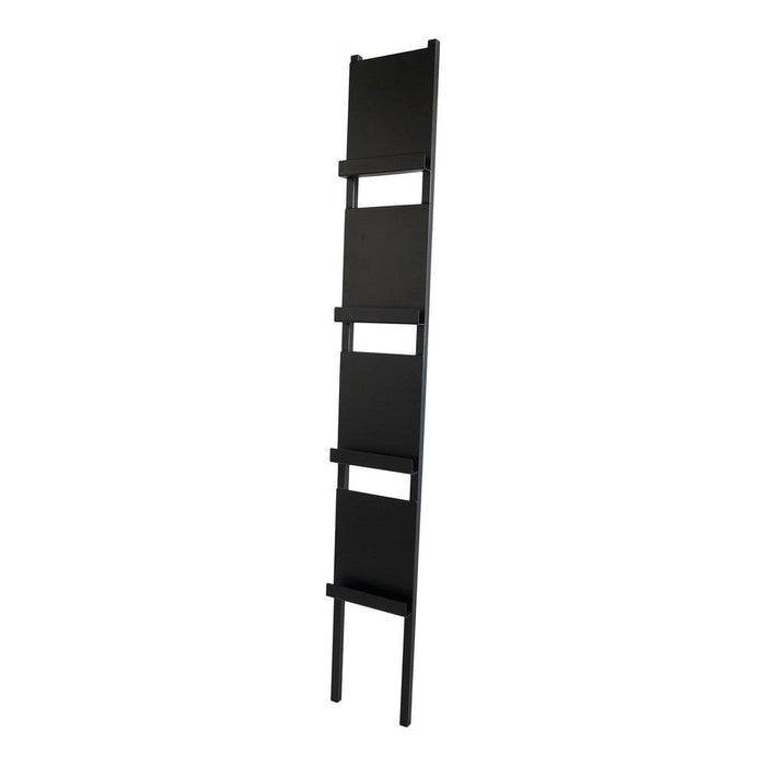 Tijdschriftenhouder PAPER Staal Zwart 25x6.5x178.5cm-Wanddecoratie-Spinder