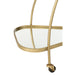 Trolley Goud Glas 51x62 cm-Opbergkasten-J-Line