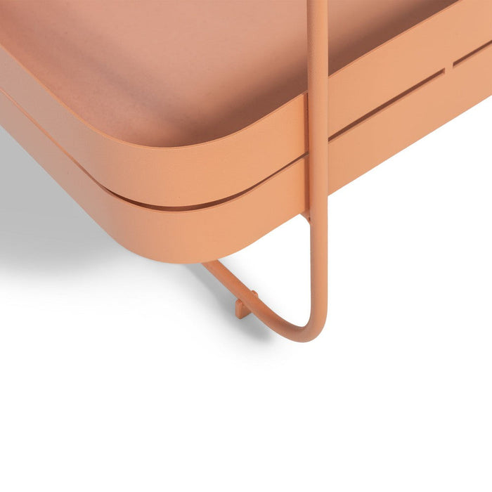 Trolly GIN & TROLLEY Staal Clay Terra 42x74x69.3cm Spinder Design-Opbergkasten-Spinder