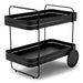 Trolly GIN & TROLLEY Staal Zwart 42x74x69.3cm Spinder Design-Opbergkasten-Spinder