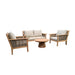 Tuinmeubel Malaga Tuinset Teakhout Naturel hout 138x97 cm-Tuinmeubels-Livingfurn