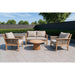 Tuinmeubel Malaga Tuinset Teakhout Naturel hout 138x97 cm-Tuinmeubels-Livingfurn