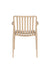 Tuinstoelen Outdoor Chair Amae Polypropylene plastic Beige 57x53 cm-Tuinstoelen-White Label Living