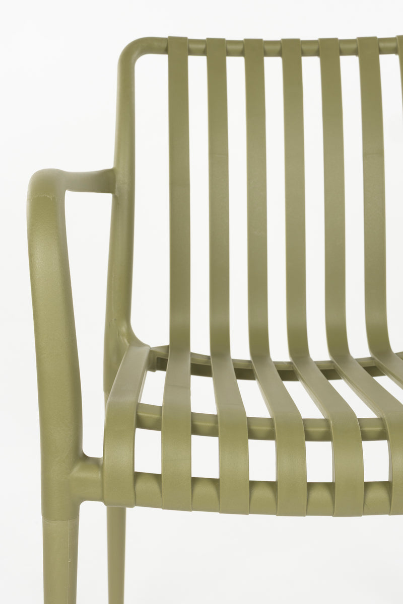 Tuinstoel Amae Polypropyleen Groen 57x53 cm-Eetkamerstoelen-Creating Home